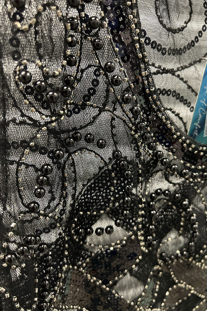 Black Beaded Tank