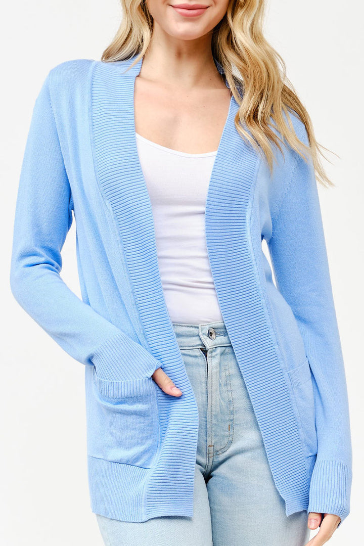 London Blue Long Sleeve Cardigan