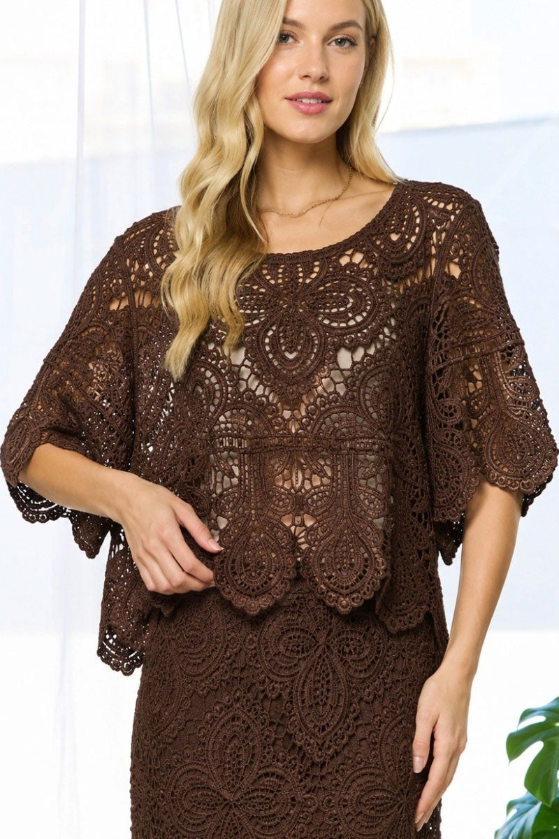 Boho Coco Lace Top