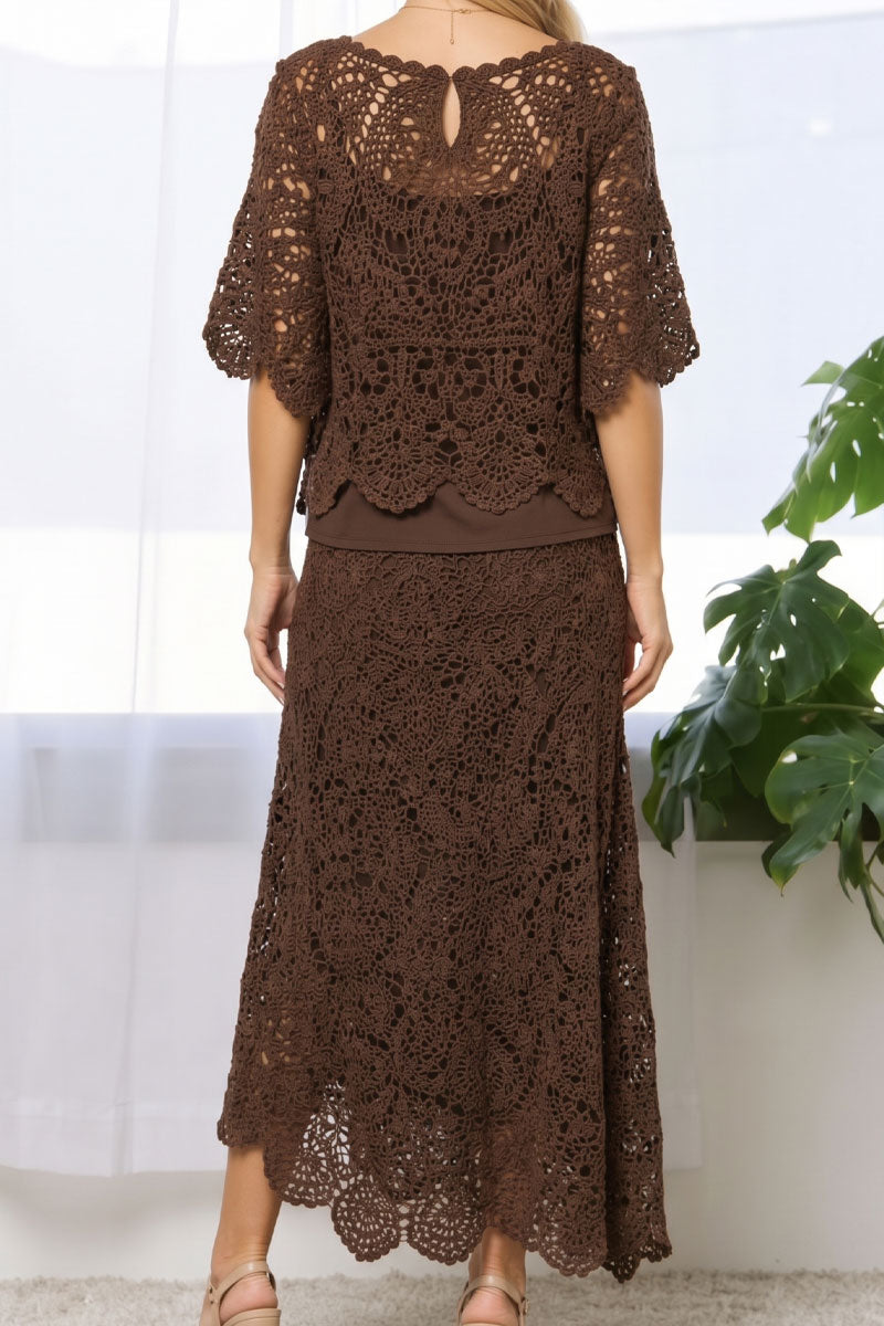 Boho Coco Lace Skirt