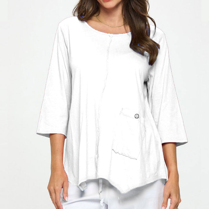 Bombshell Butter Cotton Tunic