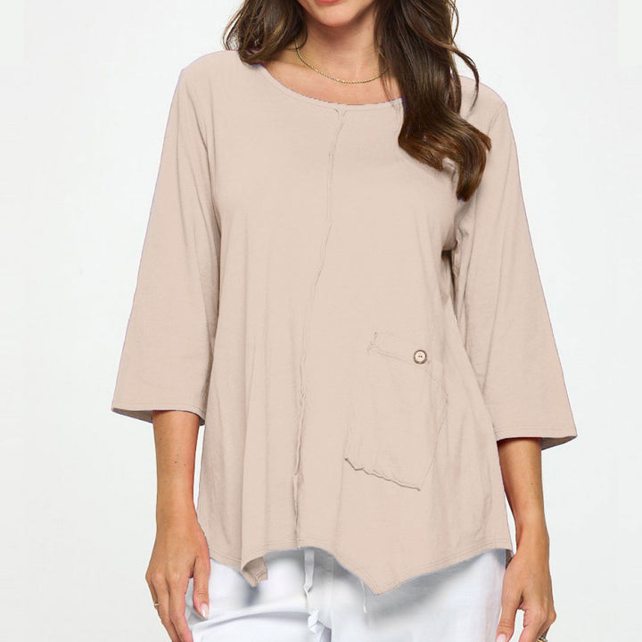 Bombshell Butter Cotton Tunic