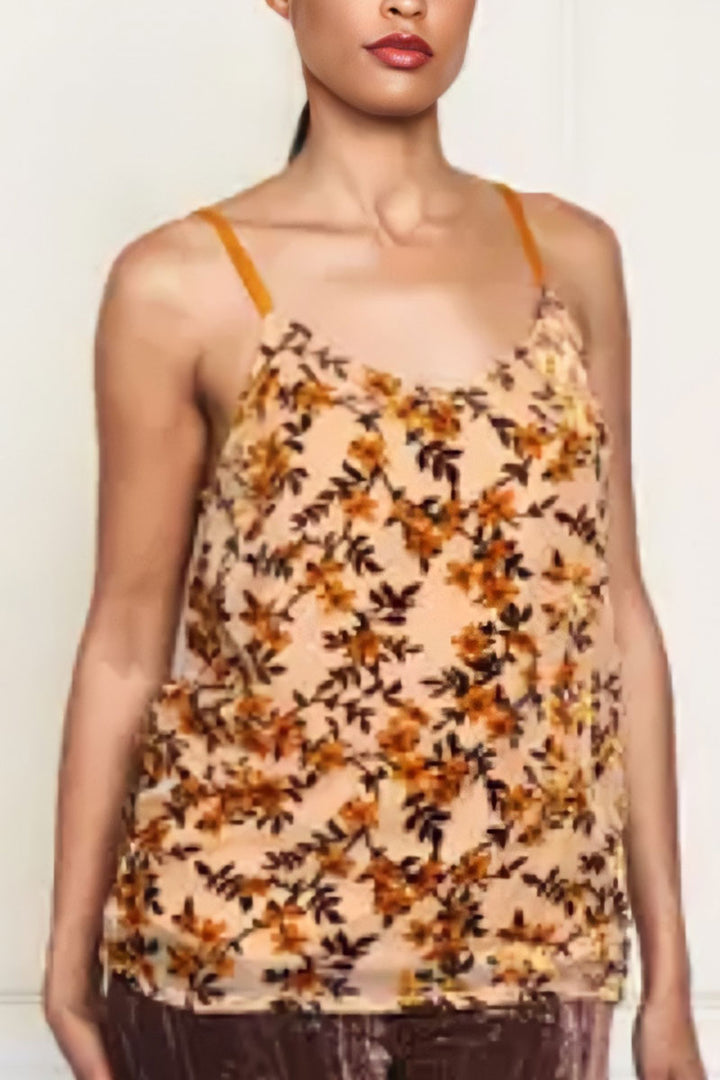 Burnout Velvet Camisole