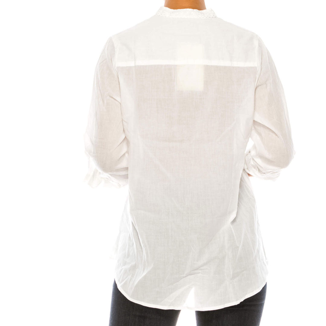 Vintage White Embroidered Tunic
