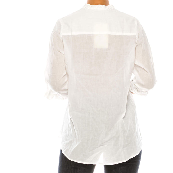 Vintage White Embroidered Tunic