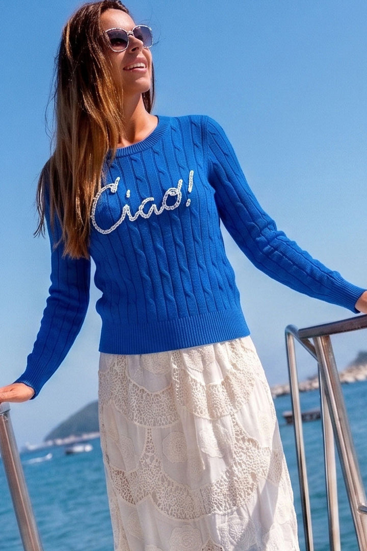 Ciao Cable Knit Sweater