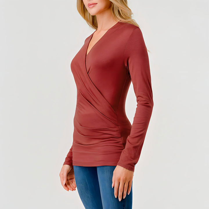 Cross My Heart Top Long Sleeve