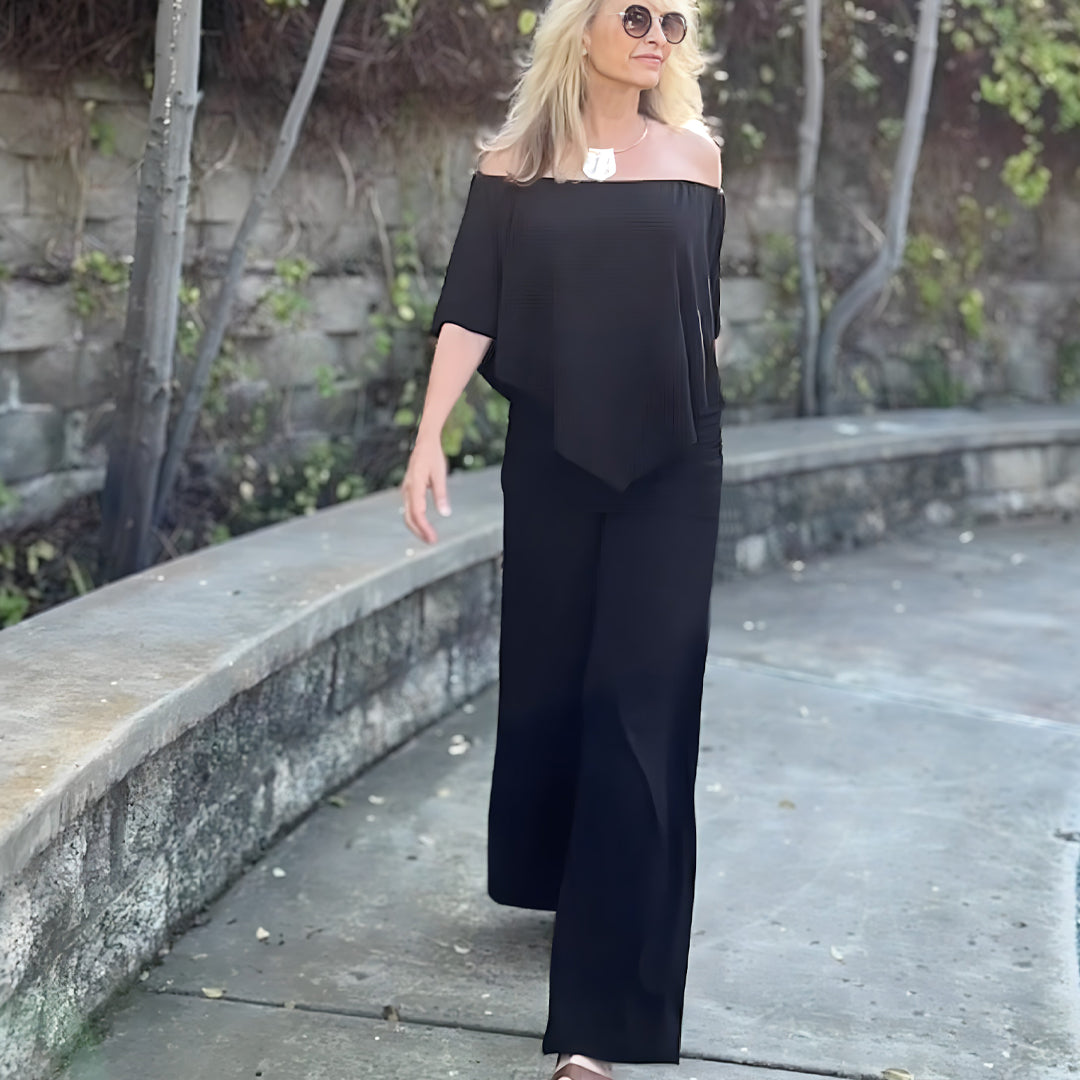Flirty Skirt Palazzo Travel Pant