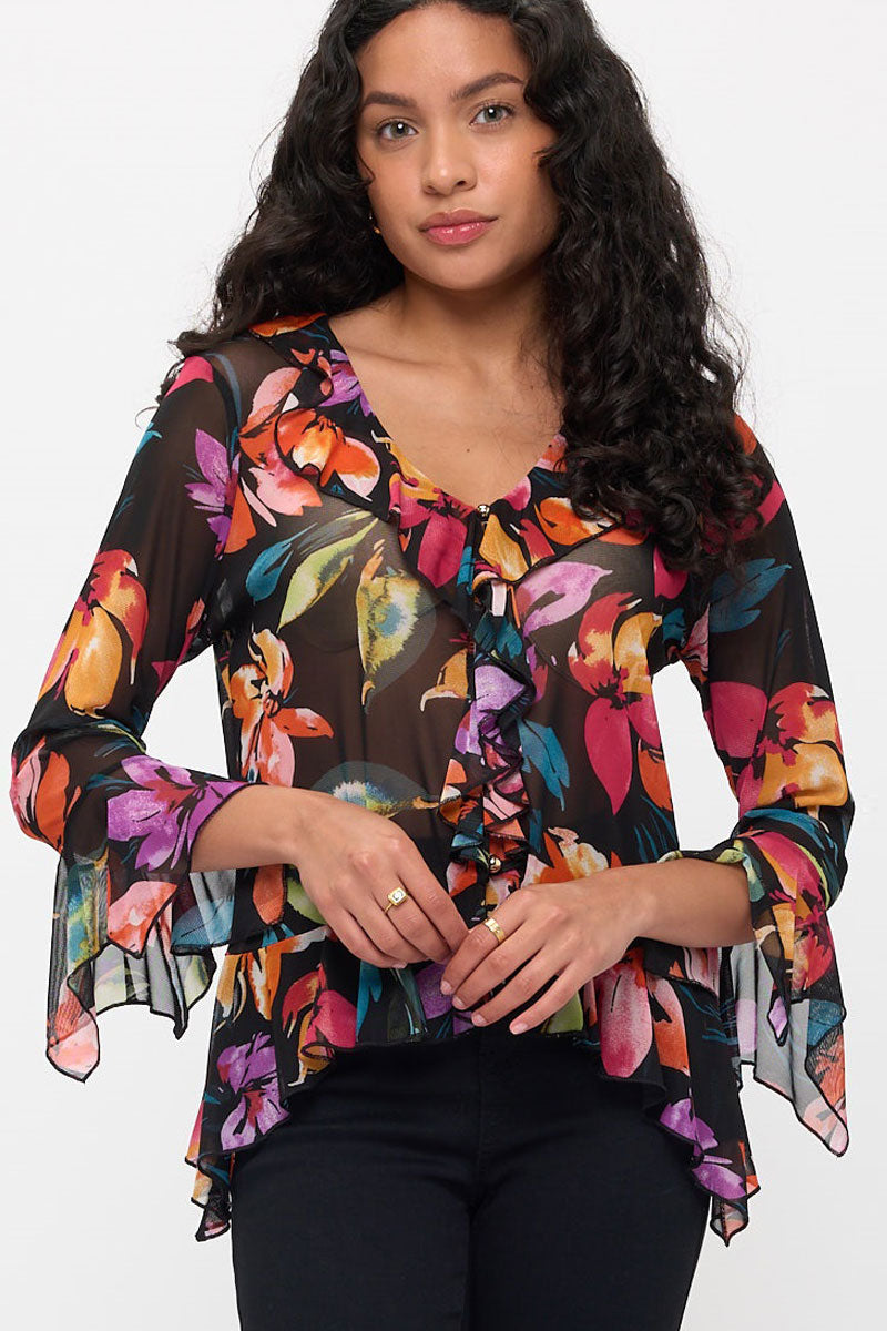 Ethereal Floral Blouse