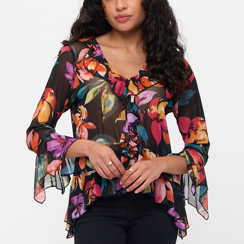 Ethereal Floral Blouse