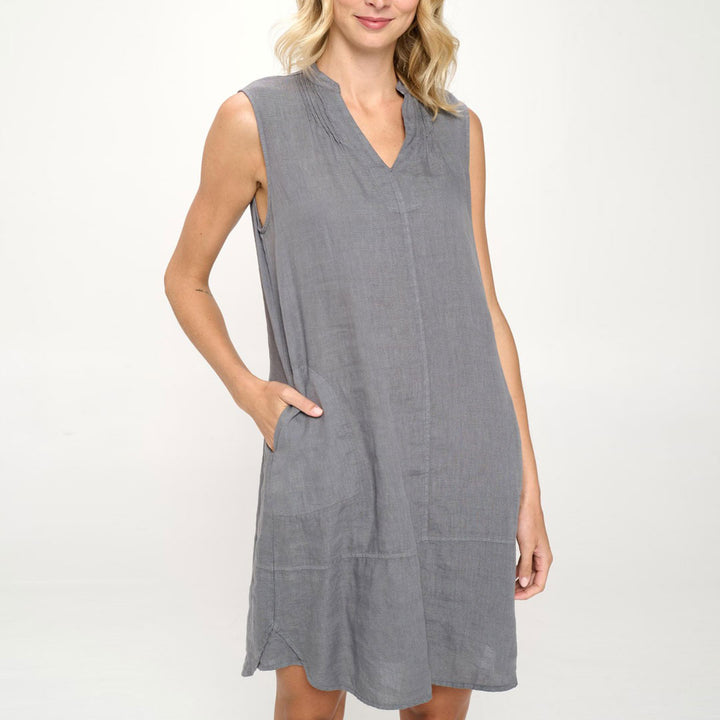 Seine Pintuck Dress