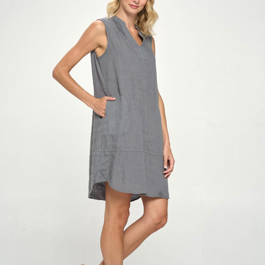 Seine Pintuck Dress
