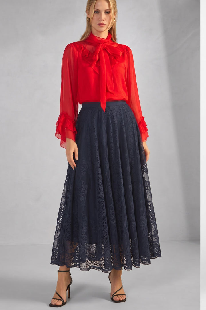 Frida Lace Maxi Skirt