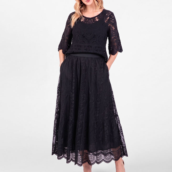 Frida Lace Maxi Skirt
