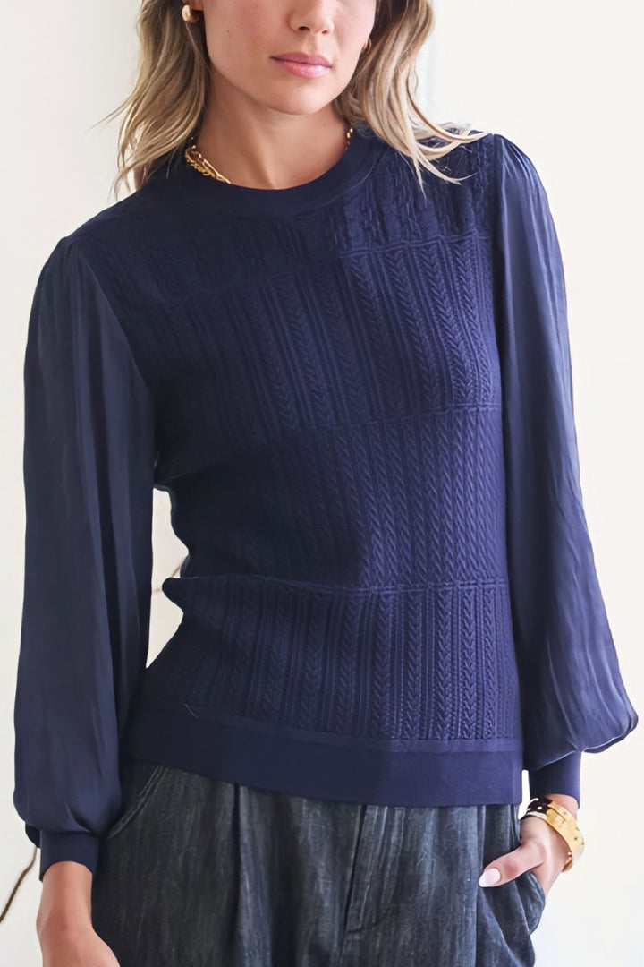 The Cynthia Sweater Blouse