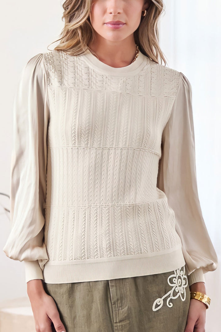 The Cynthia Sweater Blouse