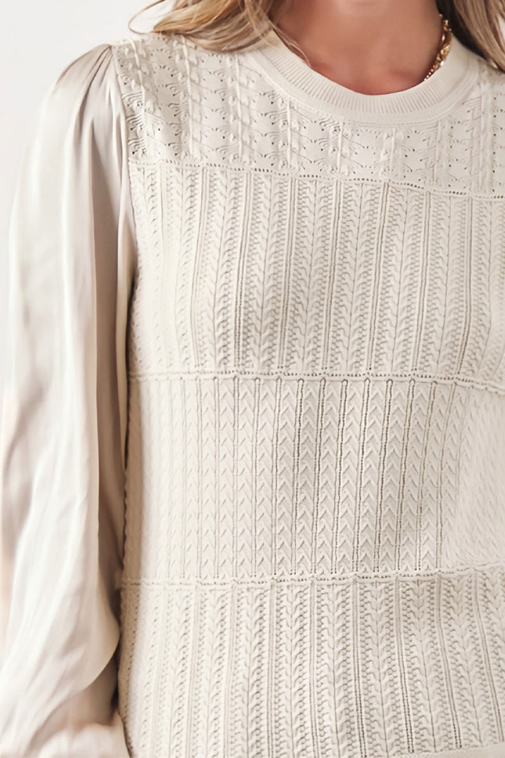 The Cynthia Sweater Blouse
