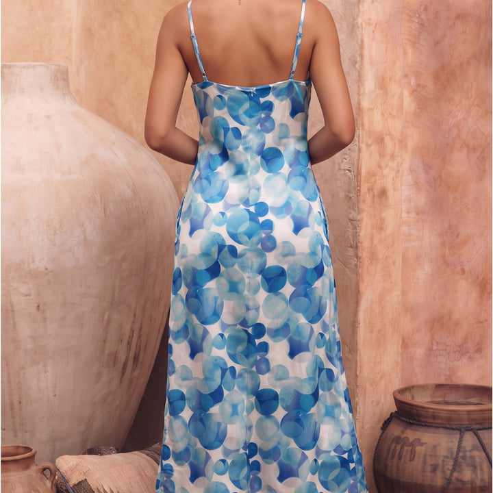 Lola Abstract Blue Dress