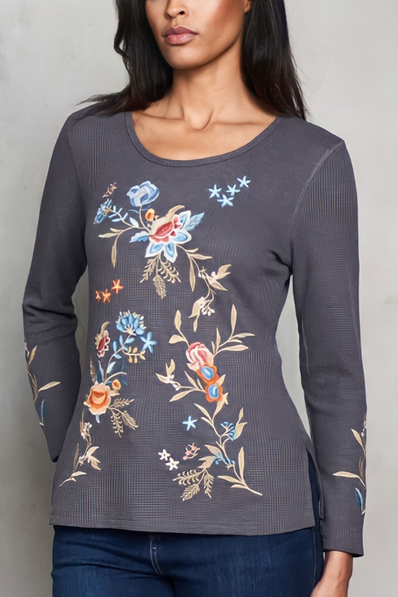 Lulu's Garden Crew Neck Tee