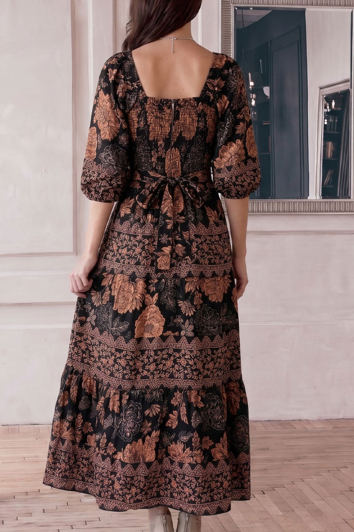 Mahogany Maxi Dress