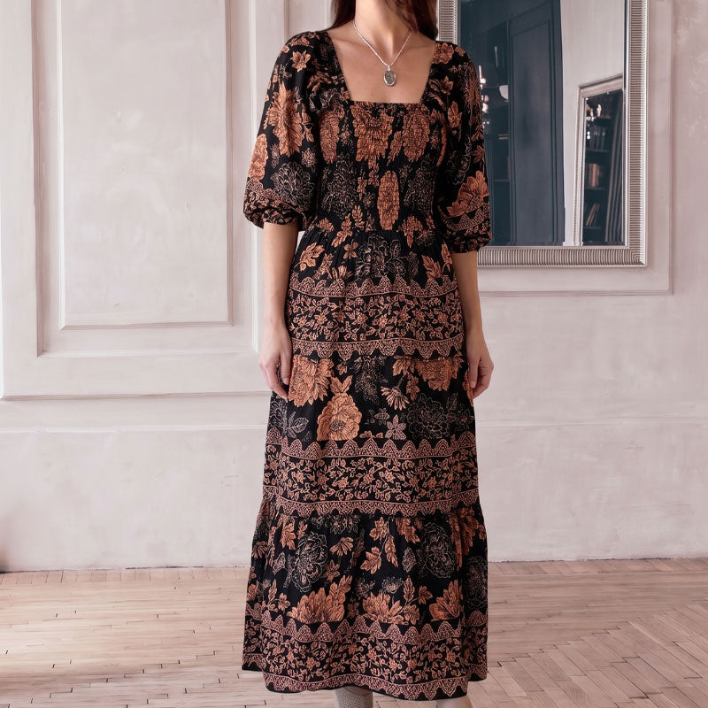 Mahogany Maxi Dress