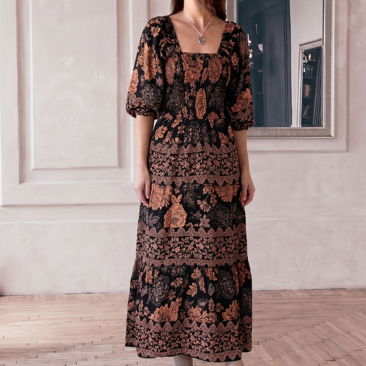 Mahogany Maxi Dress