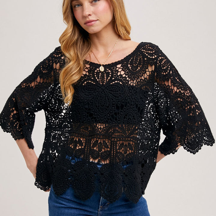 Night Sky Crochet Top