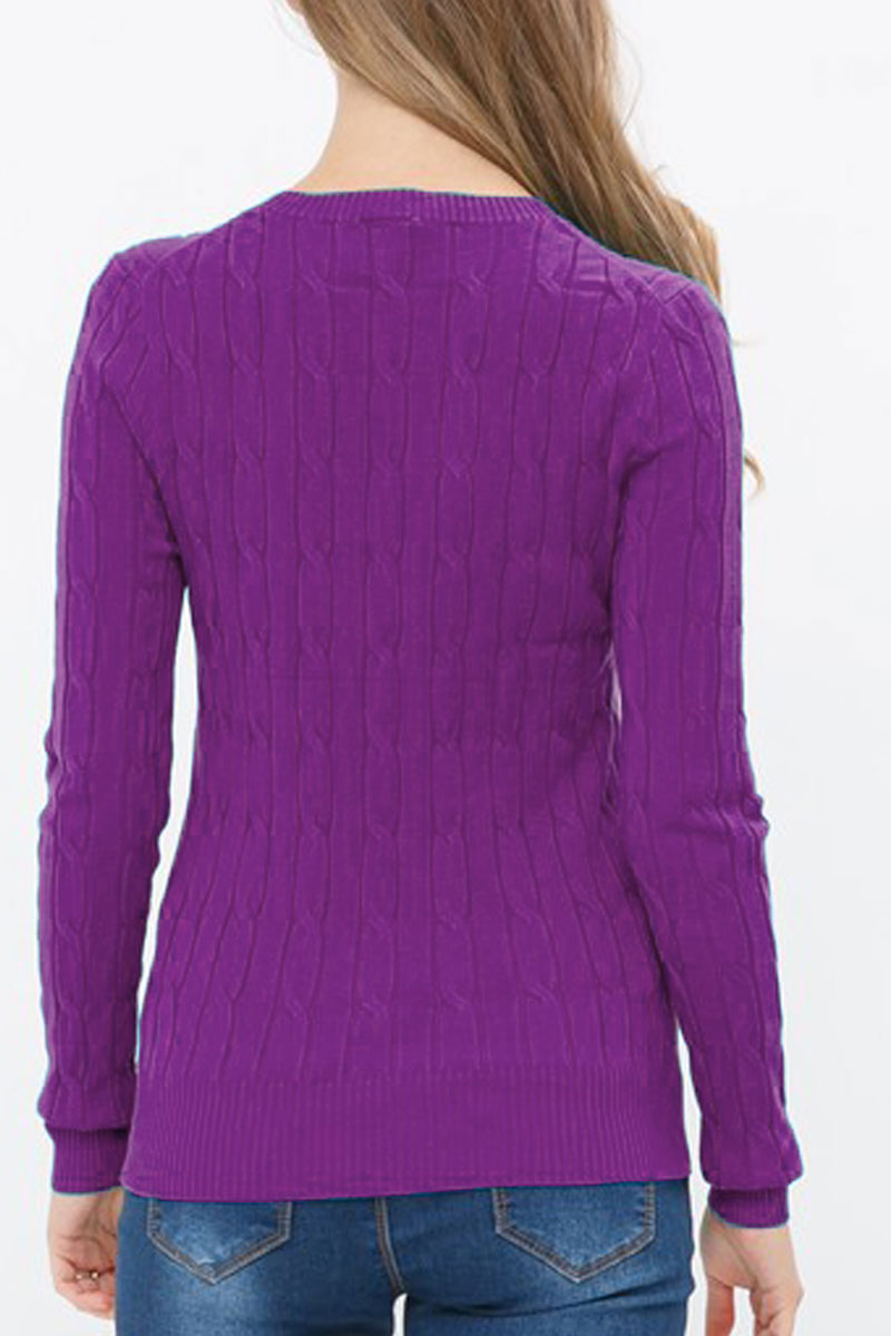 Oui Cable Knit Sweater