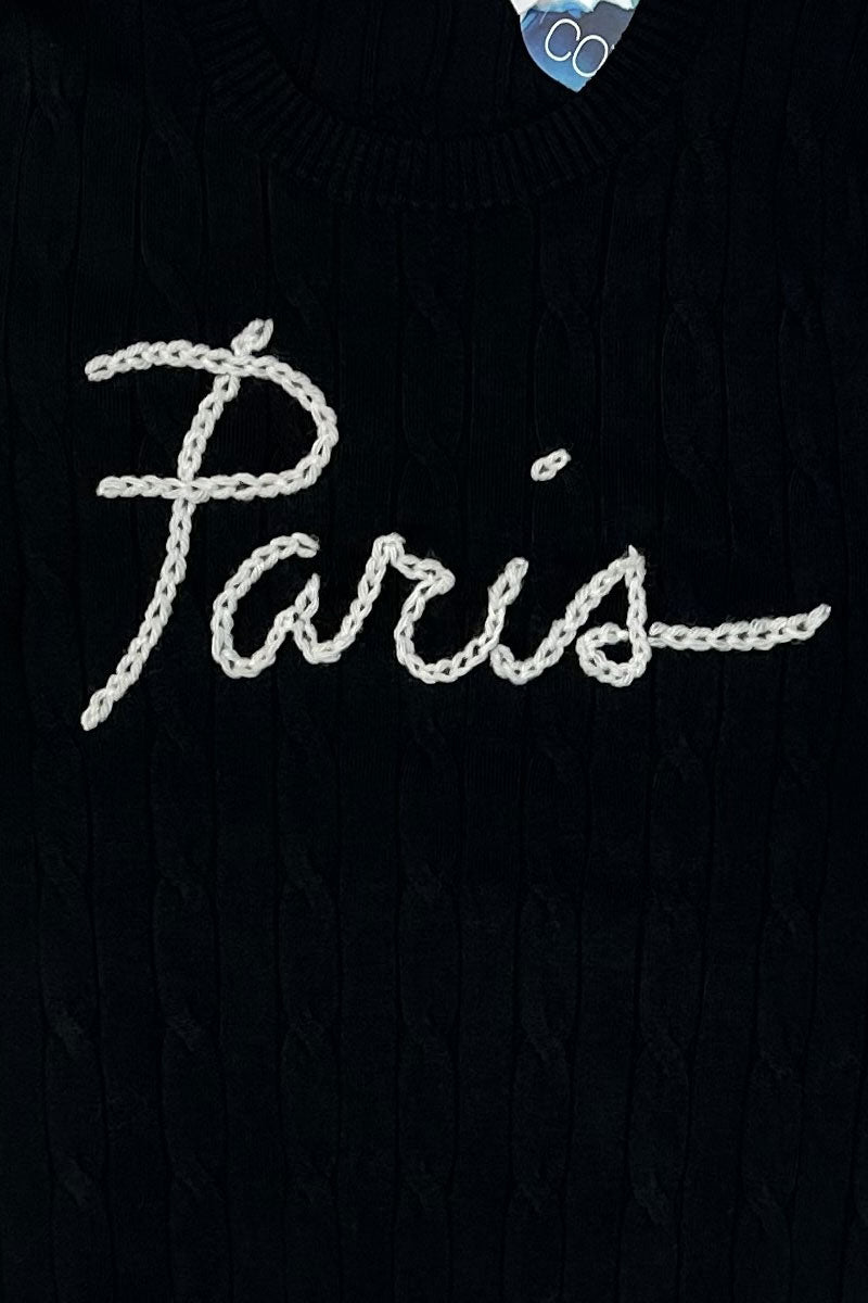 Paris Cable Knit Sweater