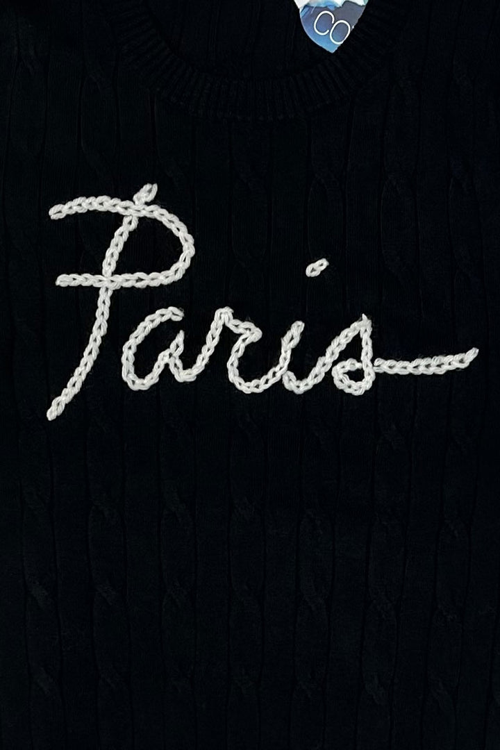 Paris Cable Knit Sweater