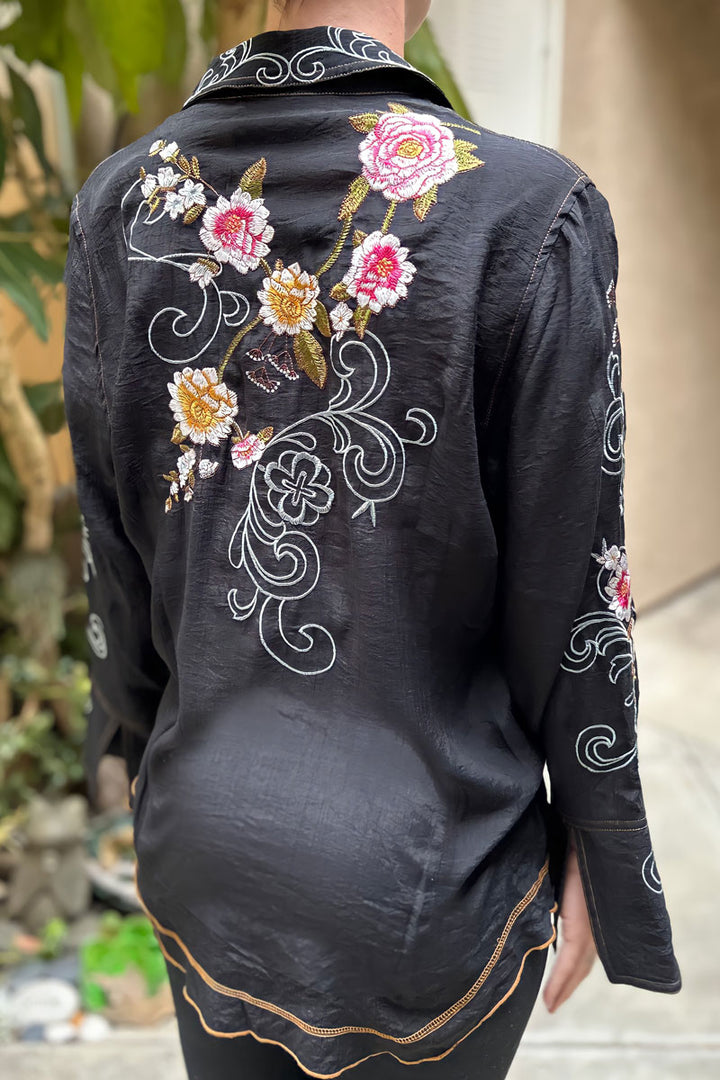 Sassafras Embroidered Shirt