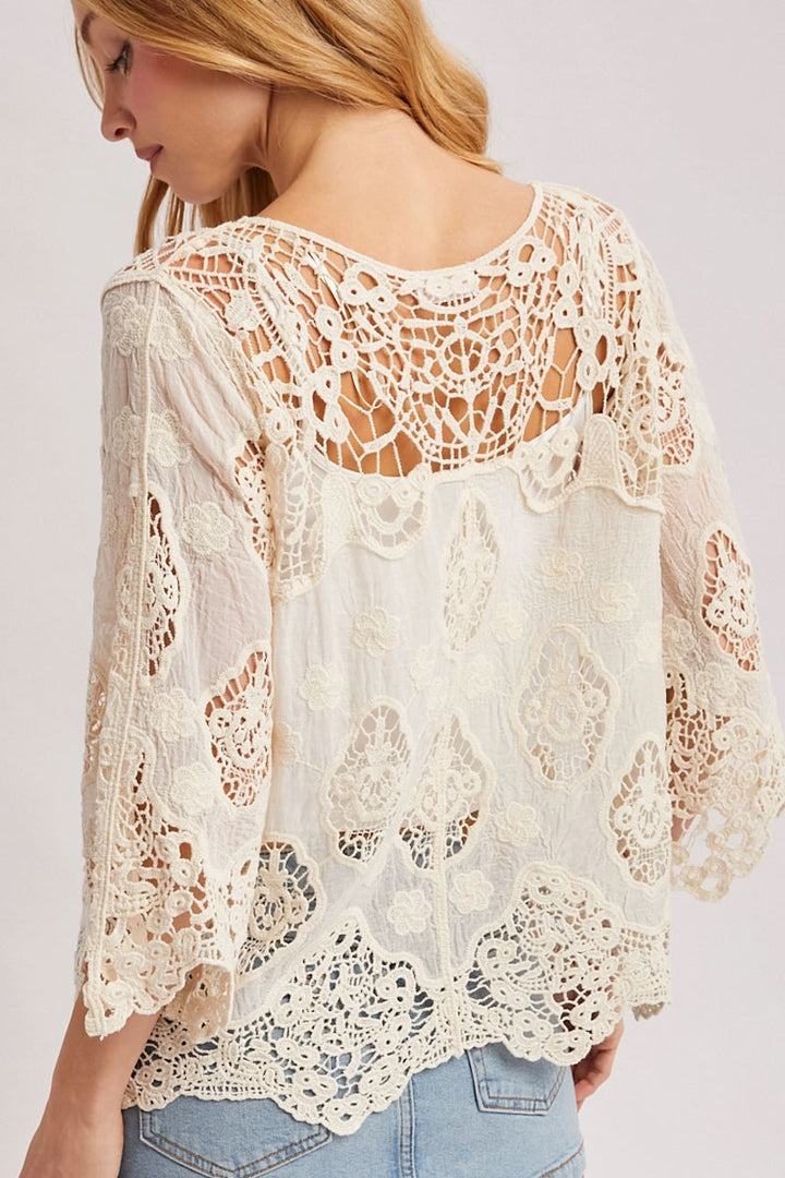 Shoreline Crochet Top
