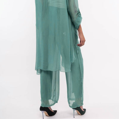Soft Band Silk Pant