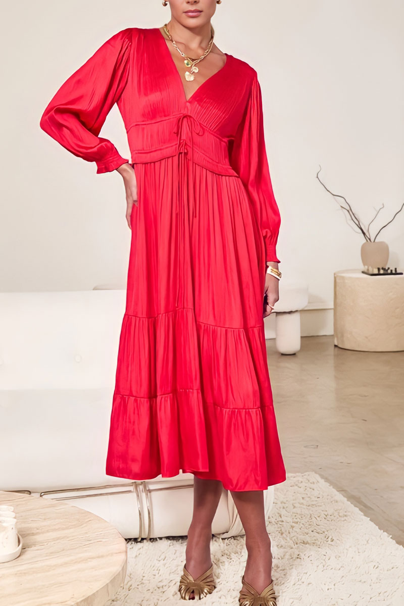 The Marilyn Satin Dress