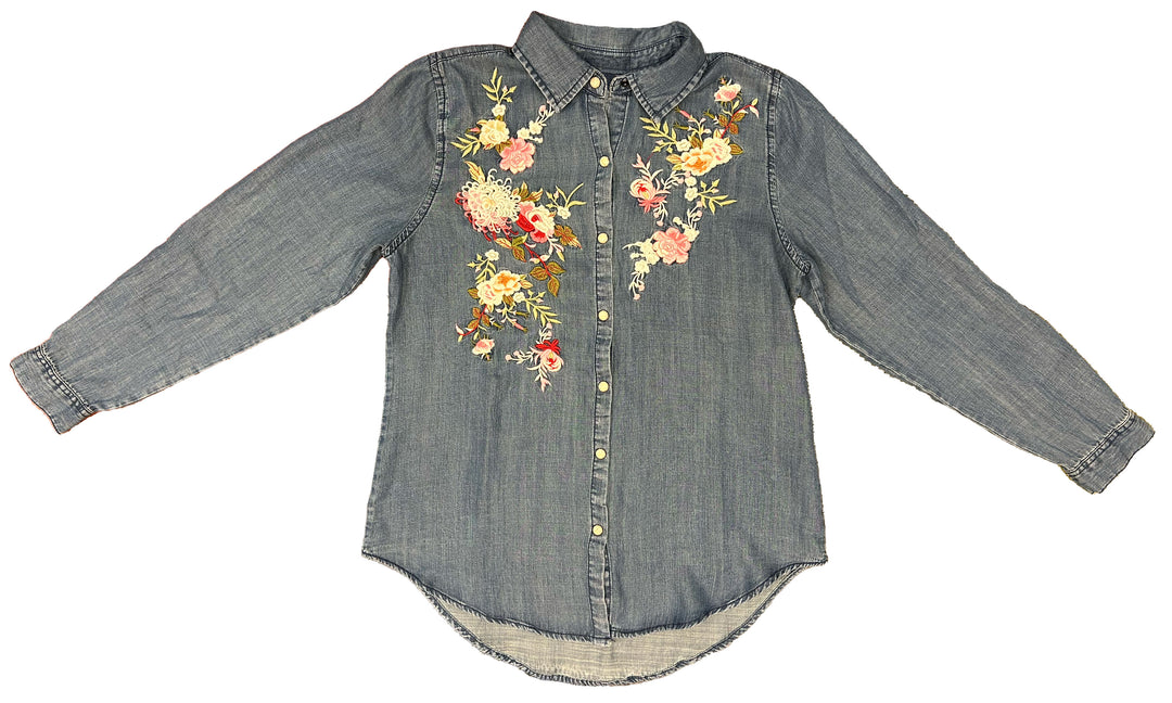 Versage Floral Tencel Shirt