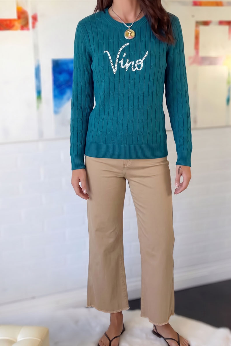 Vino Cable Knit Sweater