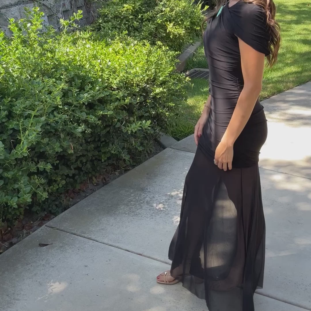 Paris Night Maxi Dress