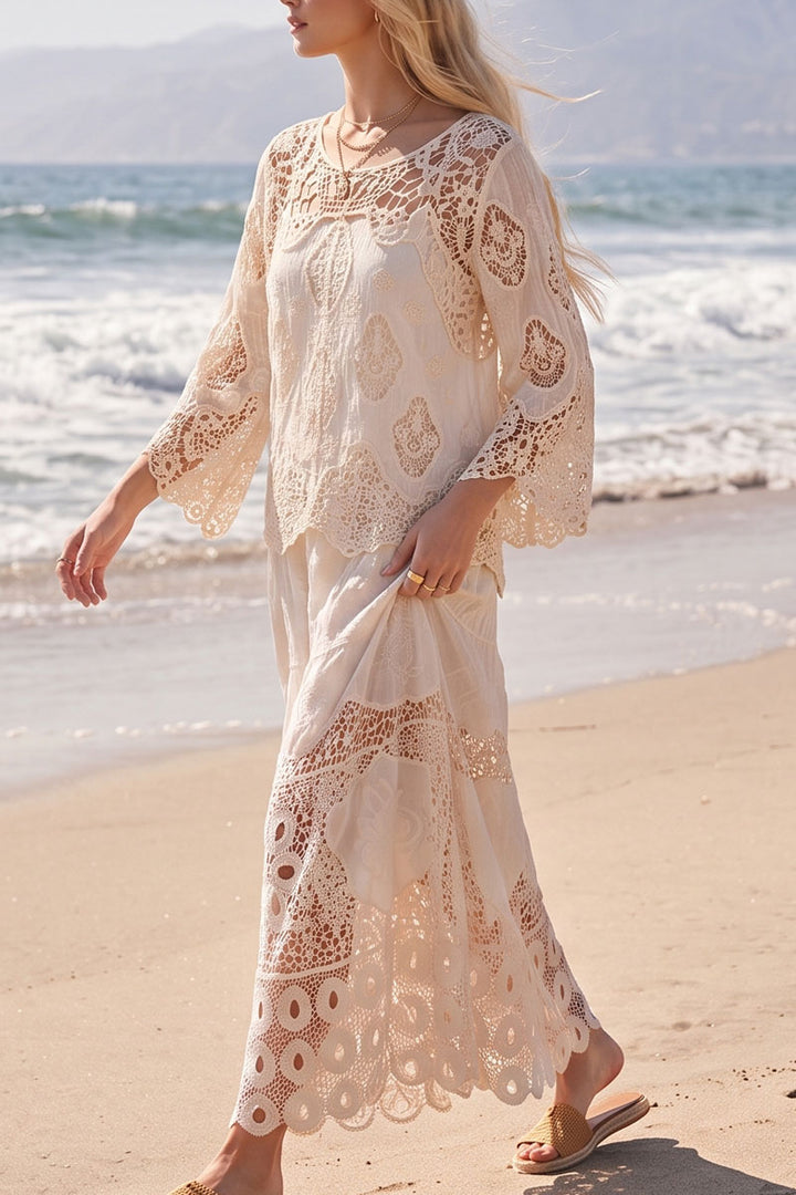 Shoreline Crochet Top