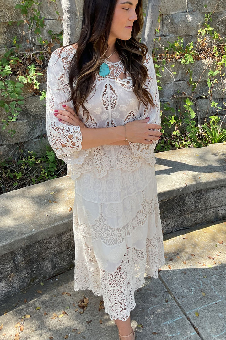 Shoreline Crochet Top