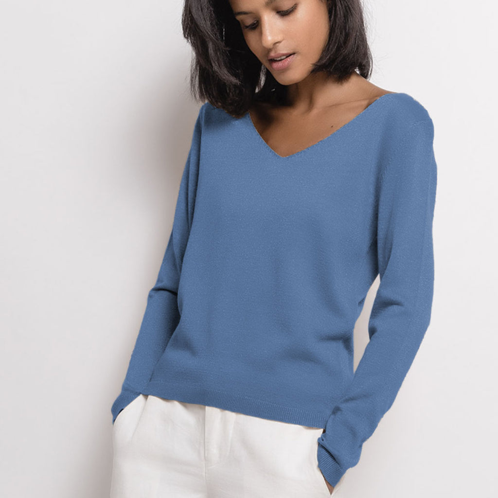 Jolie Cashmere Silk Sweater Cozzena