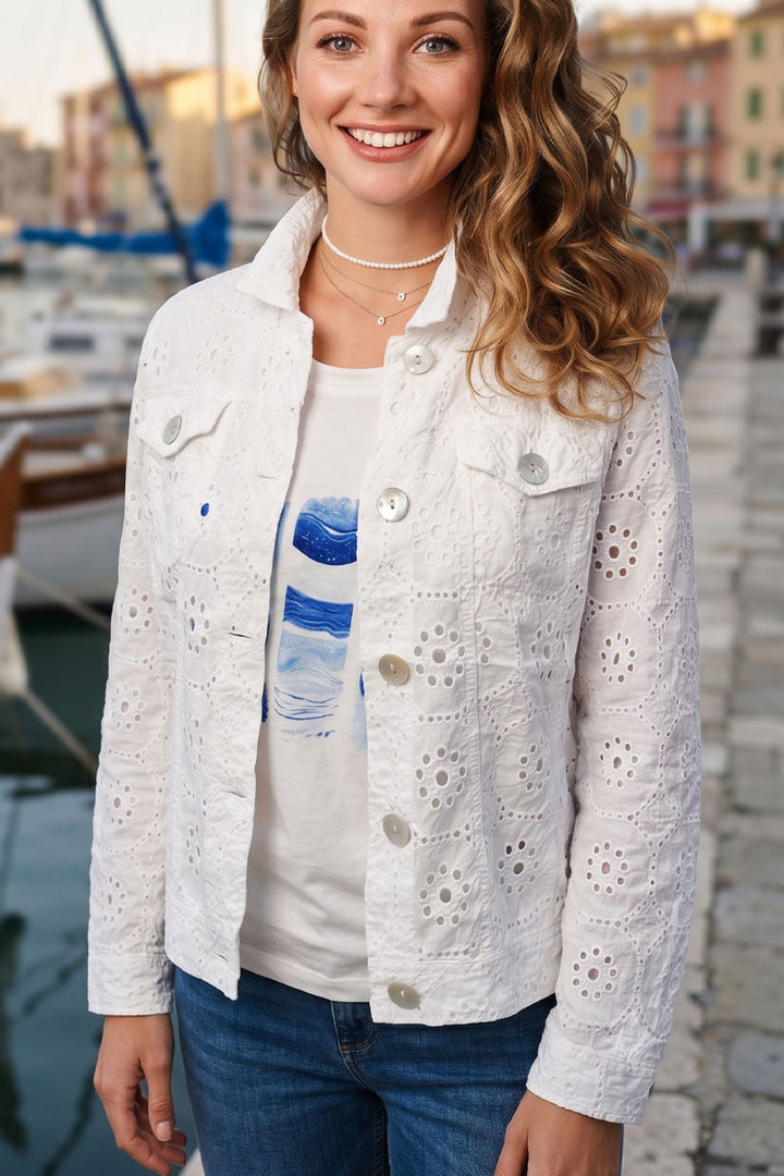 Lady In Lace Eyelet Jacket