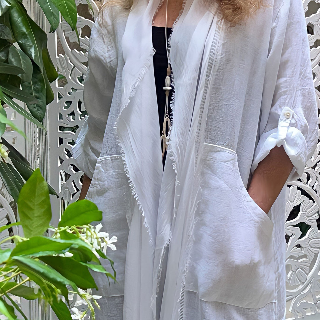 Venice Silk Linen Italian Duster